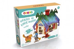 Конструктор Вуди (Woody) деревянный "Избушка на курьих ножках"