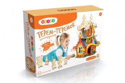 Конструктор Вуди (Woody) деревянный "Терем-теремок"